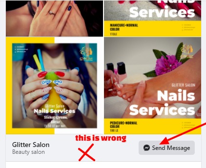 this is wrong has buttons
