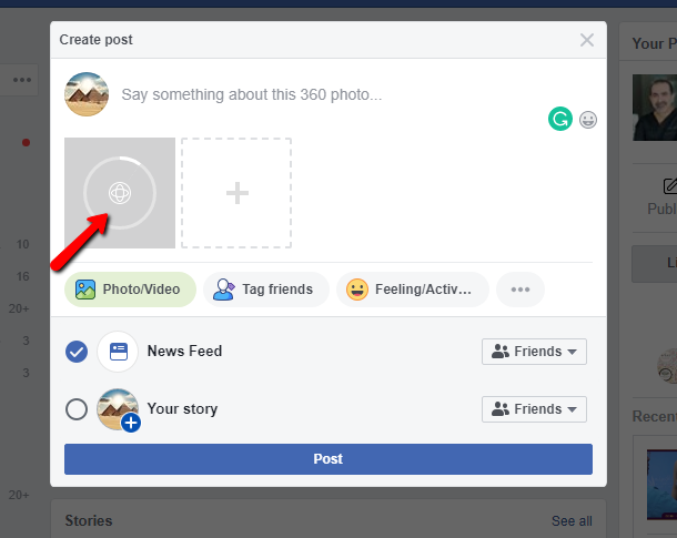 Upload it to Facebook you will see it converted to 360 image