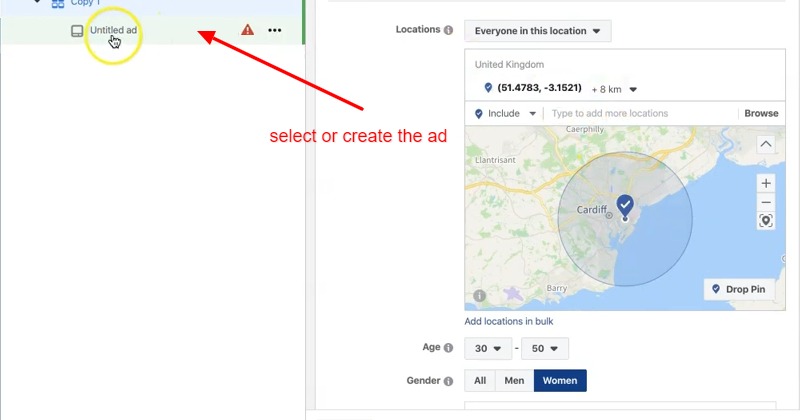 Facebook Messenger Ad