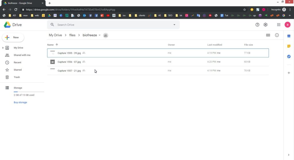 Upload files and share them
